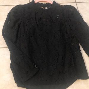 Vici Black small lace top